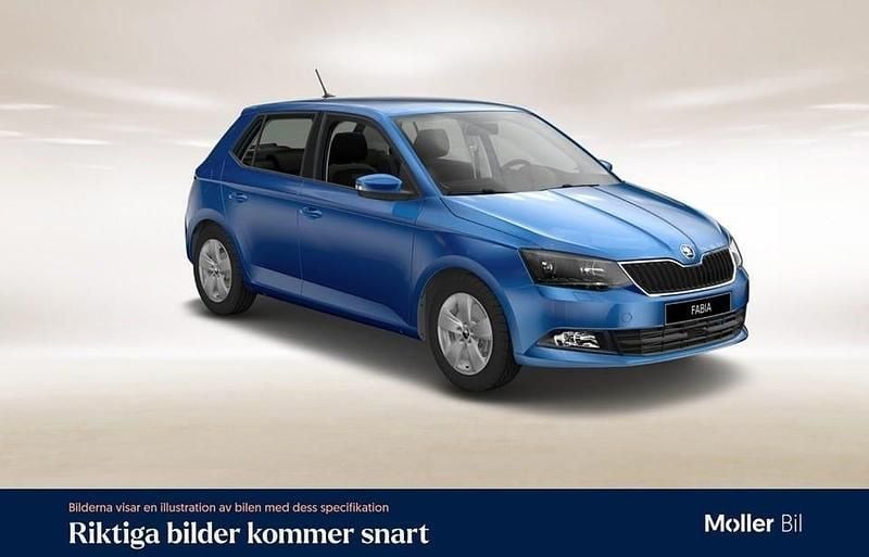 Raceblå metallic Begagnad 2017 Skoda Fabia Style Halvkombi | 99 900 kr (Marknadspris) - Bild 1/4