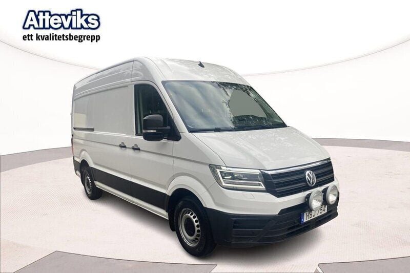 Vit Begagnad 2019 VW Crafter Van | 189 900 kr (Marknadspris) - Bild 1/4