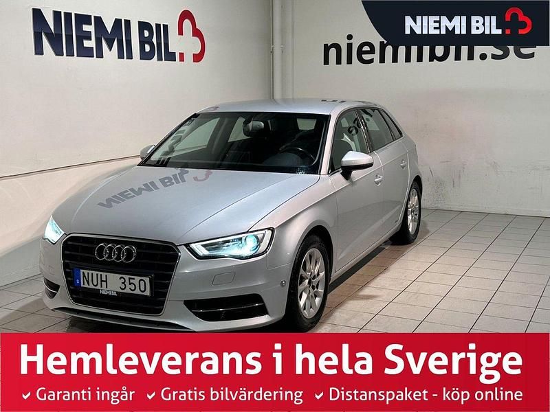 Silver Begagnad 2013 Audi A3 Sportback Attraction Halvkombi | 109 900 kr (Marknadspris) - Bild 1/4