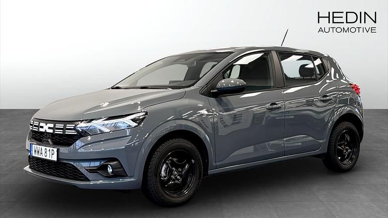 Grå (grey) Begagnad 2024 Dacia Sandero Expression Halvkombi | 194 900 kr (Lite dyr) - Bild 1/4