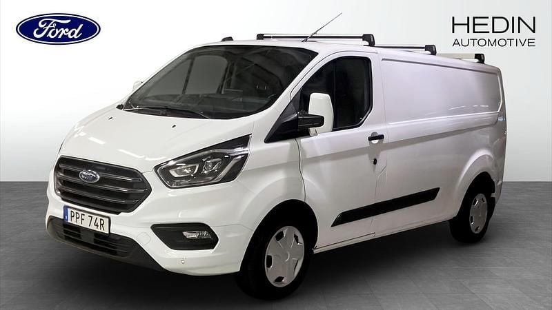 Frozen white Begagnad 2021 Ford Transit Custom Trend Van | 259 900 kr (Dyr) - Bild 1/4