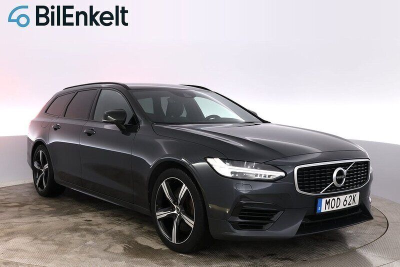 Grå Begagnad 2020 Volvo V90 R-Design Kombi | 324 900 kr (Superpris) - Bild 1/4