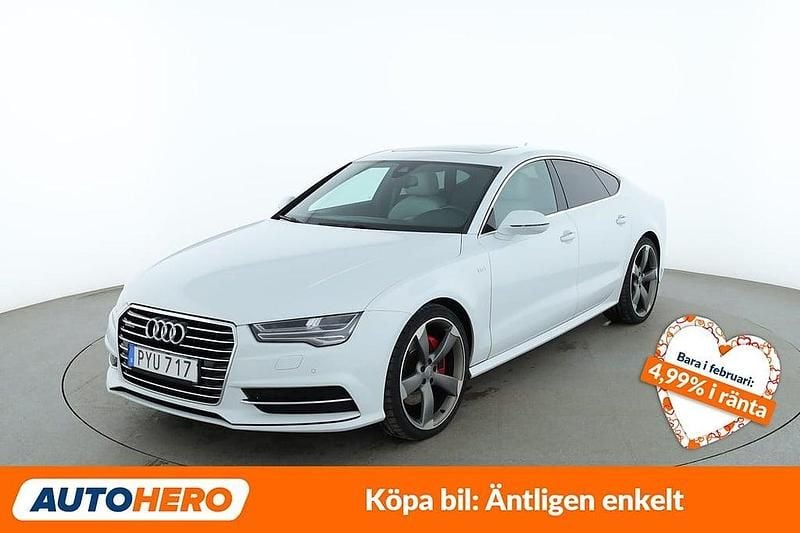 Begagnad Audi A7 Competition 330 HK (242 kW) 2015 Vit Halvkombi