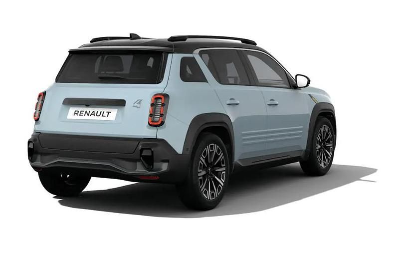 Ny Renault 4 E-Tech 2026 Blå SUV