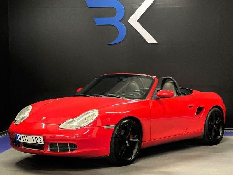 Röd Begagnad 2002 Porsche Boxster S Edition Cab | 169 900 kr - Bild 1/4