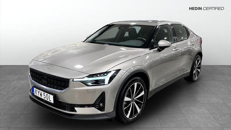 Begagnad Polestar 2 Long Range Dual motor 300 kW (408 HK) 2020 Grå Halvkombi