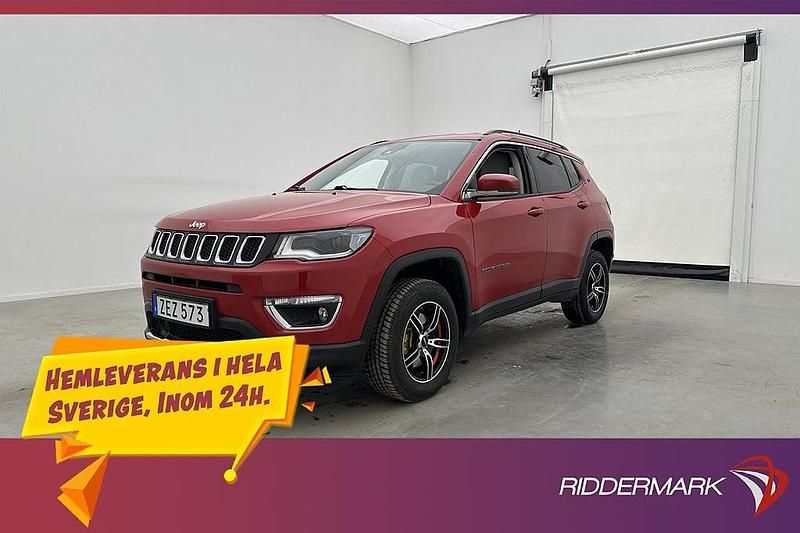 Röd Begagnad 2017 Jeep Compass SUV | 179 800 kr (Marknadspris) - Bild 1/3