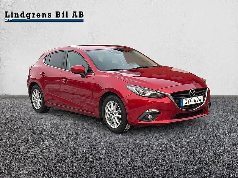 Brun met Begagnad 2015 Mazda 3 Vision Halvkombi | 99 900 kr (Marknadspris) - Bild 1/4