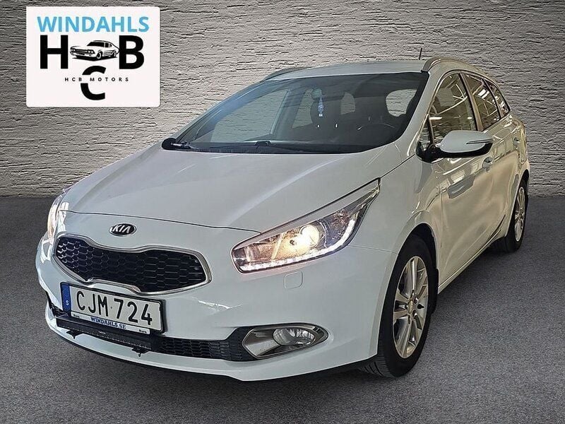 Vit Begagnad 2014 Kia Ceed Sportswagon Kombi | 94 700 kr (Lite dyr) - Bild 1/4