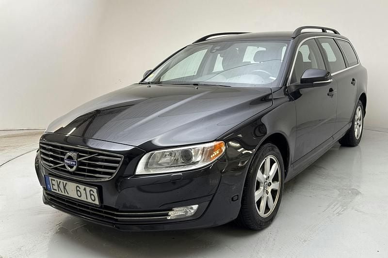 Svart Begagnad 2014 Volvo V70 Momentum Kombi | 101 000 kr (Marknadspris) - Bild 1/4