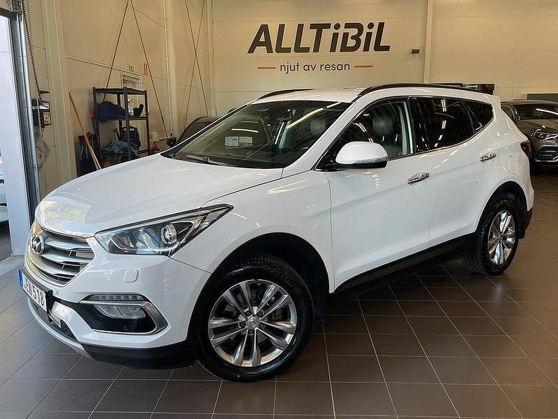 Vit Begagnad 2015 Hyundai Santa Fe SUV | 172 900 kr (Marknadspris) - Bild 1/4