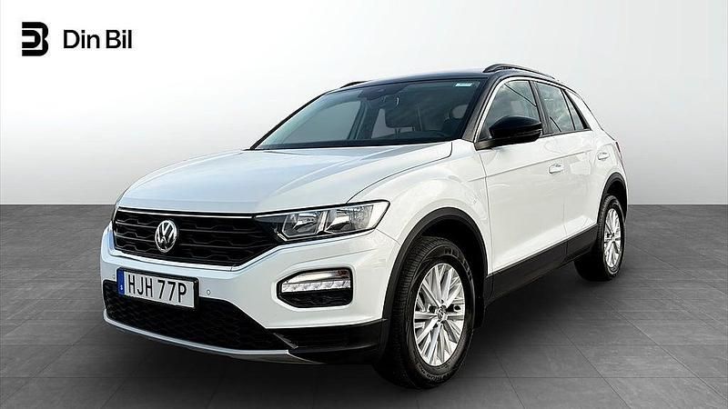 Vit Begagnad 2019 VW T-Roc SUV | 179 900 kr (Marknadspris) - Bild 1/4