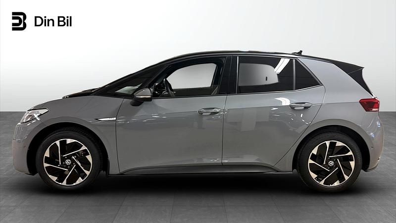 Begagnad VW ID.3 Pro 150 kW (204 HK) 2023 Moonstone grey black Halvkombi