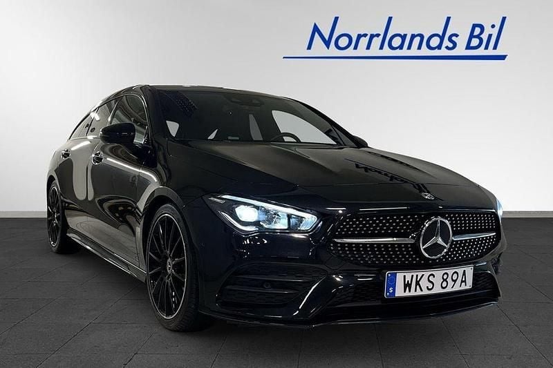 Svart Begagnad 2020 Mercedes CLA220 Shooting Brake Kombi | 339 000 kr (Dyr) - Bild 1/4