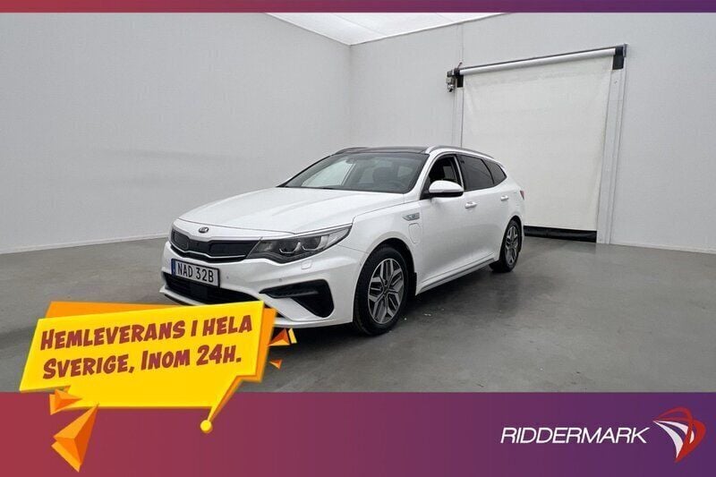 Vit Begagnad 2020 Kia Optima Hybrid 2 Sedan | 199 800 kr (Bra pris) - Bild 1/3