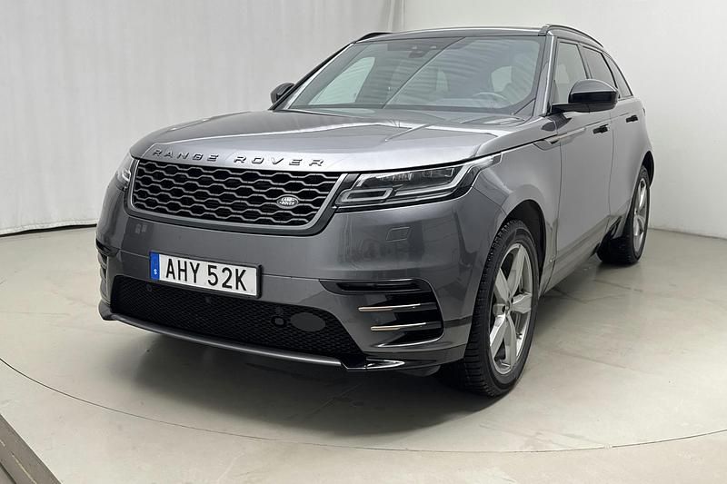 Grå Begagnad 2019 Land Rover Range Rover Velar R-Dynamic SUV | 349 000 kr (Bra pris) - Bild 1/4
