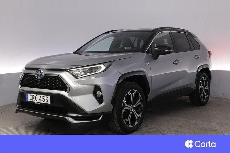 Grå Begagnad 2021 Toyota RAV4 Hybrid Premium SUV | 446 900 kr (Marknadspris) - Bild 1/4