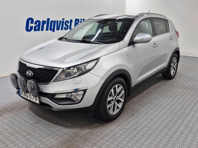 Silver metallic Begagnad 2014 Kia Sportage SUV | 109 000 kr (Marknadspris) - Bild 1/4