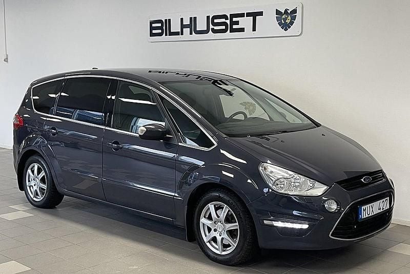 Grå Begagnad 2012 Ford S-MAX Business Edition Minibuss | 79 900 kr (Marknadspris) - Bild 1/4