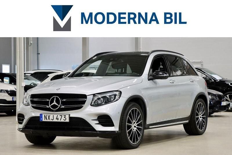 Silver Begagnad 2015 Mercedes GLC250 AMG line SUV | 269 900 kr (Lite dyr) - Bild 1/4