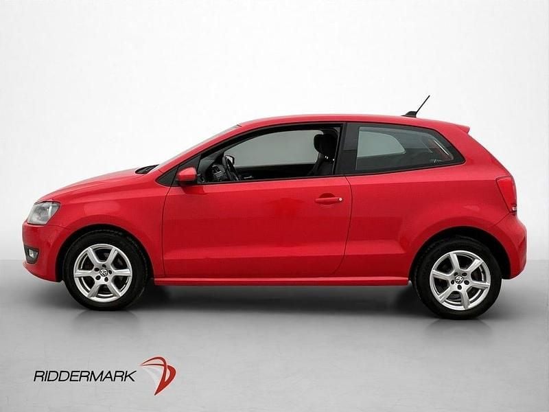 Begagnad VW Polo 90 HK (66 kW) 2012 Röd Halvkombi
