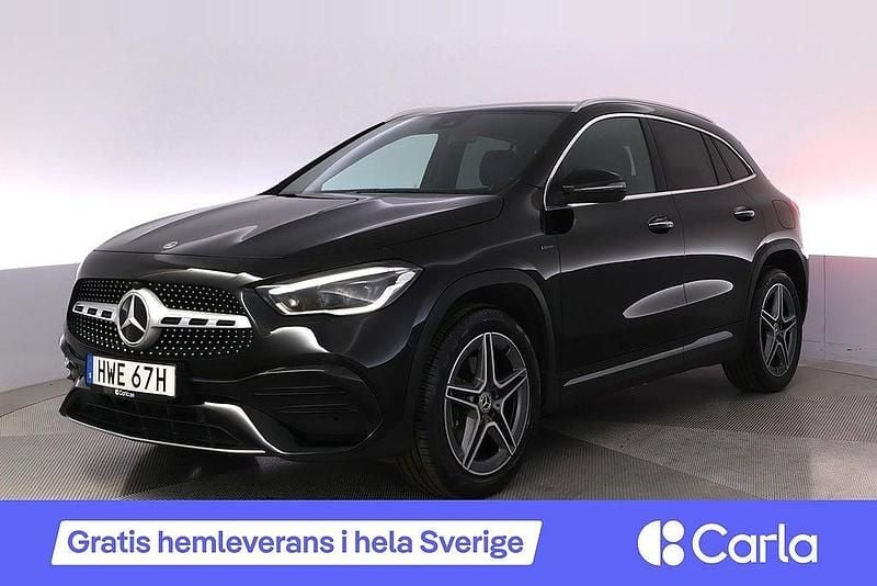Svart Begagnad 2021 Mercedes GLA250 AMG SUV | 341 990 kr (Marknadspris) - Bild 1/4