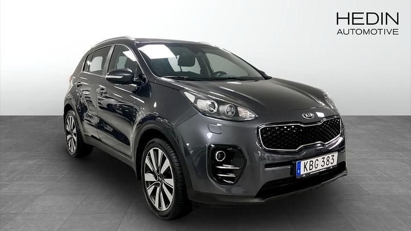 Grå (grey) Begagnad 2016 Kia Sportage Advance SUV | 134 800 kr (Marknadspris) - Bild 1/4