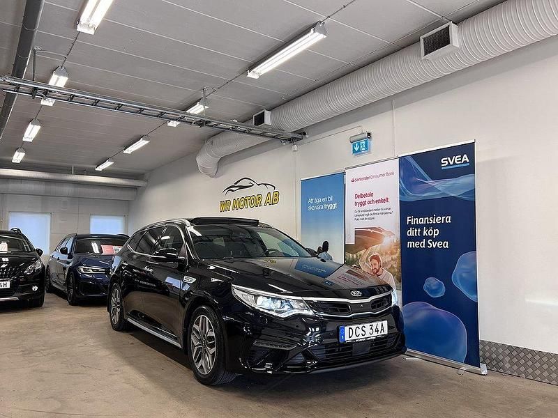 Svart Begagnad 2019 Kia Optima Hybrid Advance Sedan | 184 900 kr (Marknadspris) - Bild 1/4