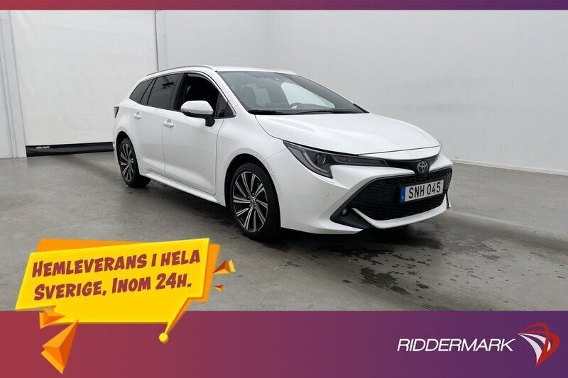 Vit Begagnad 2022 Toyota Corolla Style Kombi | 259 800 kr (Marknadspris) - Bild 1/3