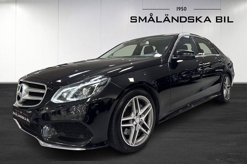 Svart Begagnad 2014 Mercedes E350 AMG Sedan | 255 000 kr (Marknadspris) - Bild 1/4