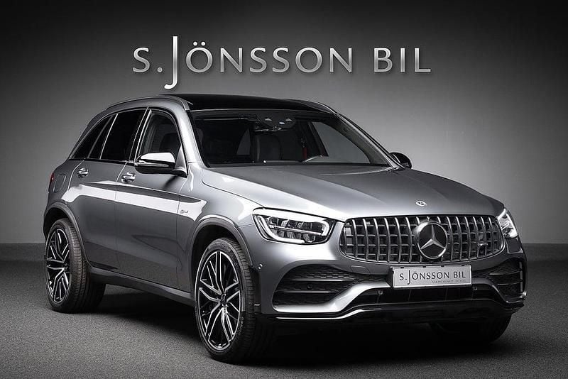 Begagnad Mercedes GLC43 AMG AMG 390 HK (286 kW) 2022 Selenitgrå metallic SUV