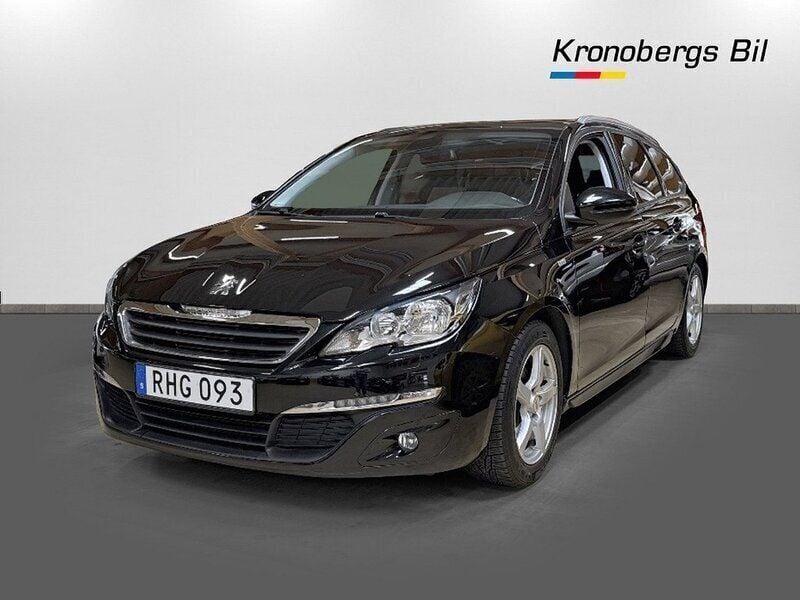 Svart Begagnad 2016 Peugeot 308 Active Kombi | 129 600 kr (Marknadspris) - Bild 1/4