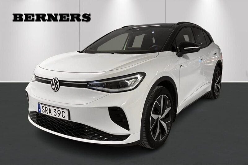 Vit Begagnad 2023 VW ID.4 GTX SUV | 439 900 kr (Marknadspris) - Bild 1/4