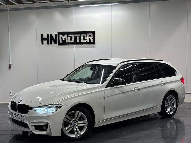 Begagnad BMW 320 Sport Line 190 HK (139 kW) 2015 Vit Kombi