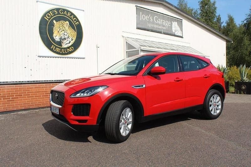 Röd Begagnad 2019 Jaguar E-Pace SUV | 245 000 kr (Lite dyr) - Bild 1/4