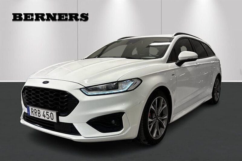 Vit Begagnad 2022 Ford Mondeo ST-Line Kombi | 209 900 kr (Superpris) - Bild 1/4