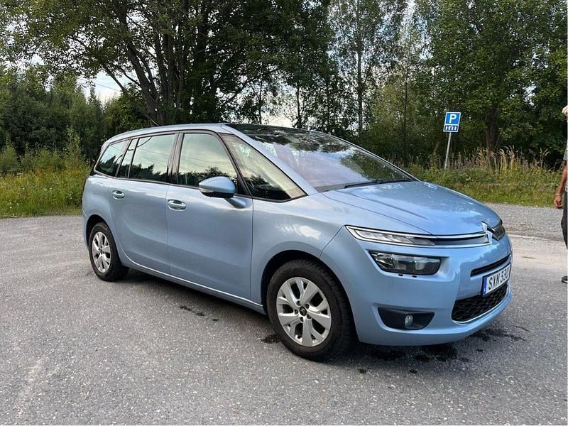 Begagnad Citroën Grand C4 Picasso 120 HK (88 kW) 2014 Blå Minibuss