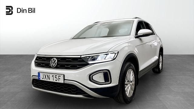 Vit Begagnad 2022 VW T-Roc Life SUV | 209 900 kr (Bra pris) - Bild 1/4