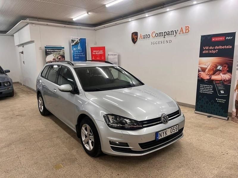 Silver Begagnad 2014 VW Golf VII Kombi | 89 900 kr (Marknadspris) - Bild 1/4