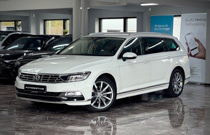 Vit Begagnad 2018 VW Passat GT Kombi | 159 900 kr (Marknadspris) - Bild 1/4