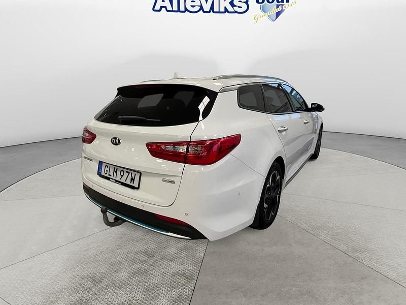 Begagnad Kia Optima Hybrid Sport 2020 Vit Sedan