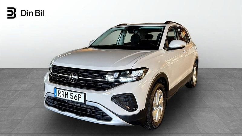 Ljusgrå Begagnad 2023 VW T-Cross Life SUV | 219 900 kr (Marknadspris) - Bild 1/4