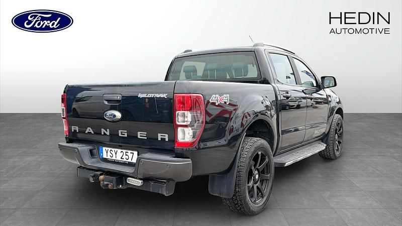 Begagnad Ford Ranger 200 HK (147 kW) 2018 Svart Pickup