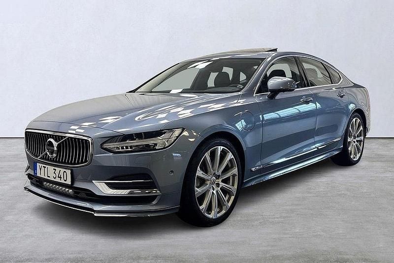 Ljusblå Begagnad 2017 Volvo S90 Inscription Sedan | 399 900 kr - Bild 1/4