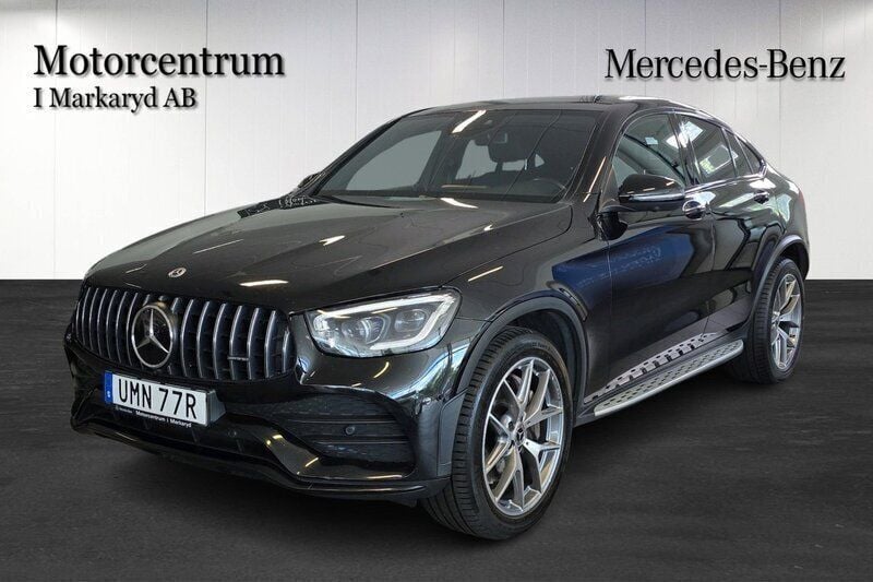 Svart Begagnad 2021 Mercedes GLC400d AMG Sportkupé | 459 000 kr (Superpris) - Bild 1/4