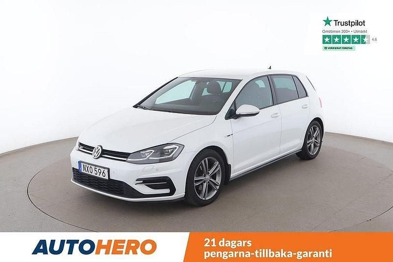 Vit Begagnad 2019 VW Golf VII GT Halvkombi | 188 000 kr (Bra pris) - Bild 1/4