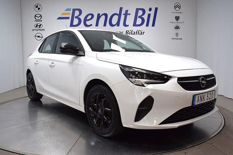 Vit Begagnad 2022 Opel Corsa Edition Halvkombi | 144 500 kr (Marknadspris) - Bild 1/3