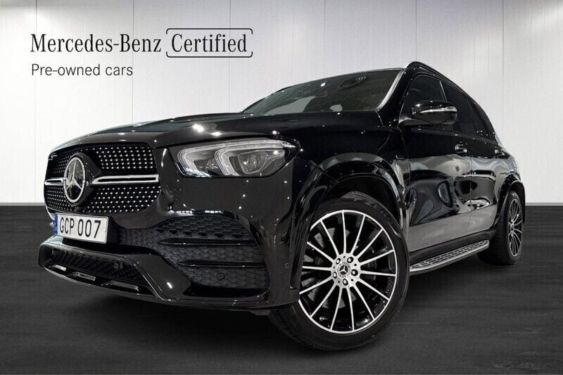 Svart (black) Begagnad 2020 Mercedes GLE350e AMG SUV | 579 900 kr (Marknadspris) - Bild 1/4