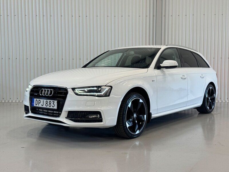 Vit Begagnad 2014 Audi A4 S-Line Kombi | 149 900 kr (Marknadspris) - Bild 1/4