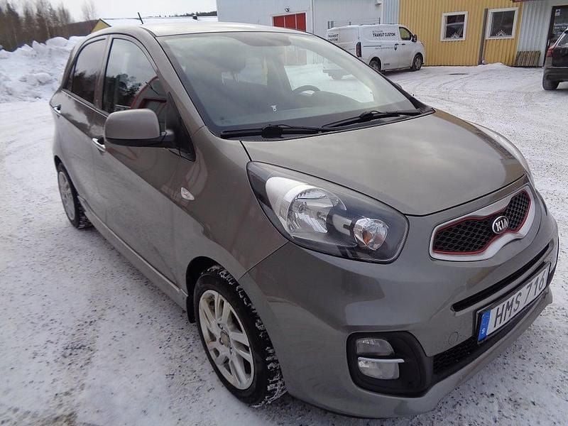 Begagnad Kia Picanto 70 HK (51 kW) 2014 Grå Halvkombi